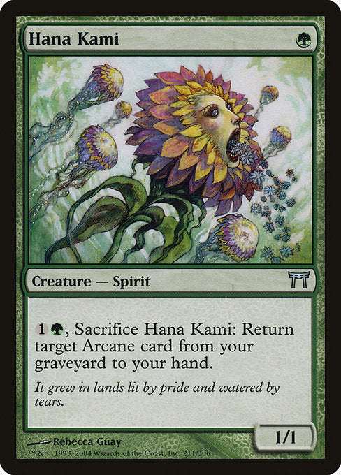 Card #  CHK 211 Hana Kami Champions of Kamigawa
