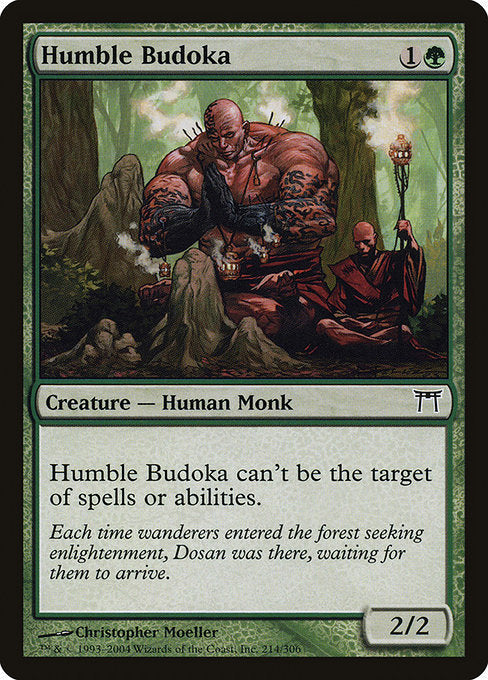 Card #  CHK 214 Humble Budoka Champions of Kamigawa