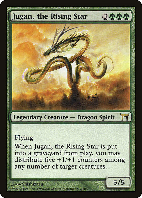 Card #  CHK 217 Jugan, the Rising Star Champions of Kamigawa