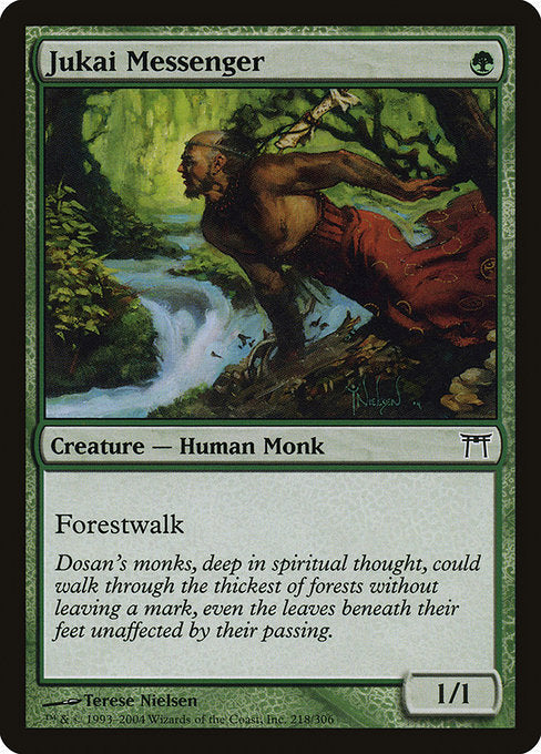 Card #  CHK 218 Jukai Messenger Champions of Kamigawa