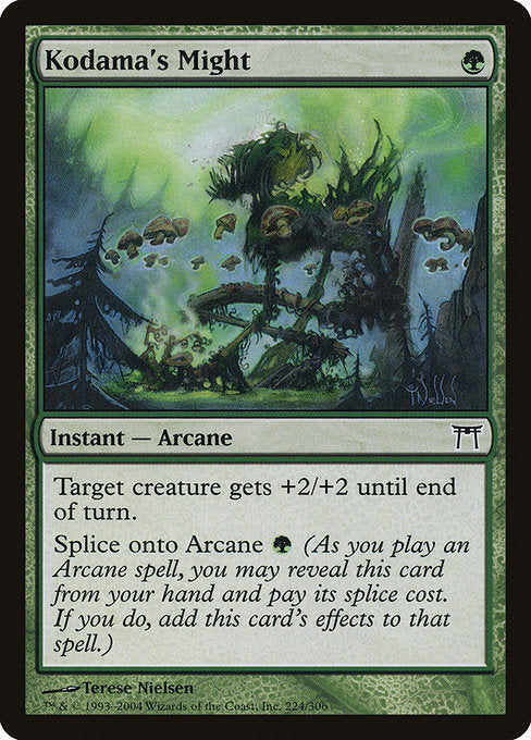 Card #  CHK 224 Kodama's Might Champions of Kamigawa
