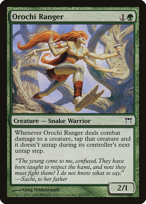 Card #  CHK 235 Orochi Ranger Champions of Kamigawa
