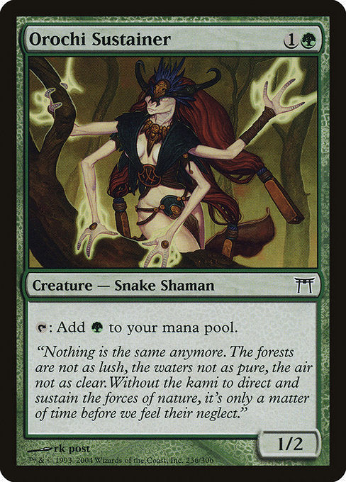 Card #  CHK 236 Orochi Sustainer Champions of Kamigawa