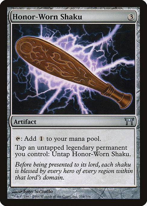 Card #  CHK 254 Honor-Worn Shaku Champions of Kamigawa