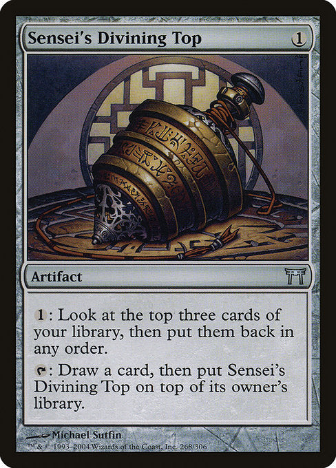 Card #  CHK 268 Sensei's Divining Top Champions of Kamigawa