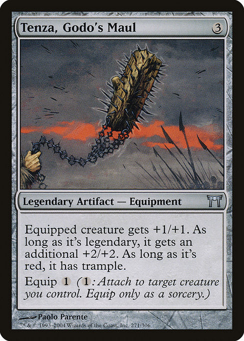 Card #  CHK 271 Tenza, Godo's Maul Champions of Kamigawa