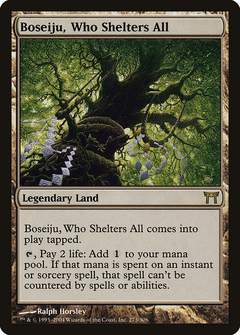 Card #  CHK 273 Boseiju, Who Shelters All Champions of Kamigawa