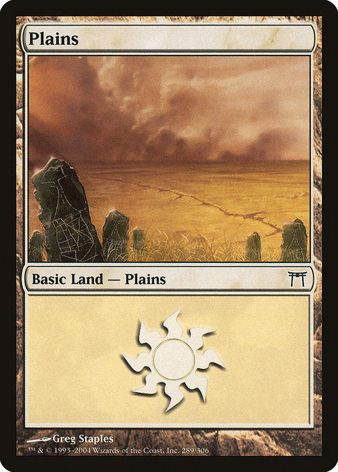 Card #  CHK 289 Plains Champions of Kamigawa