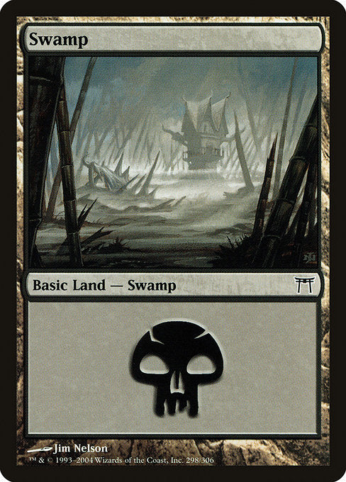 Card #  CHK 298 Swamp Champions of Kamigawa