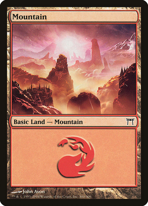 Card #  CHK 300 Mountain Champions of Kamigawa