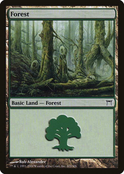 Card #  CHK 303 Forest Champions of Kamigawa