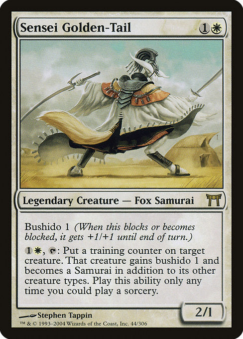 Card #  CHK 044 Sensei Golden-Tail Champions of Kamigawa