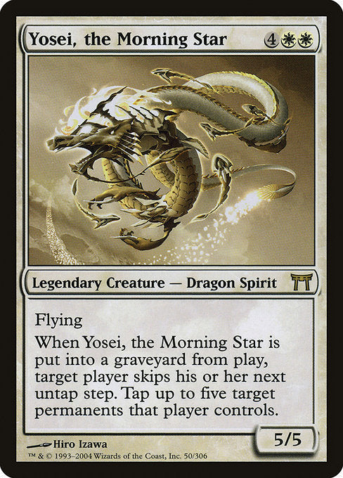 Card #  CHK 050 Yosei, the Morning Star Champions of Kamigawa