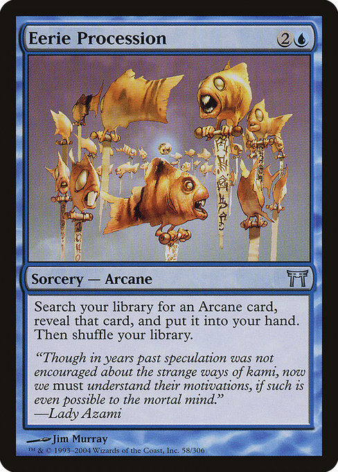 Card #  CHK 058 Eerie Procession Champions of Kamigawa