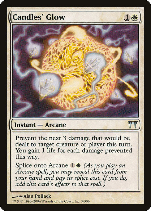 Card #  CHK 005 Candles' Glow Champions of Kamigawa