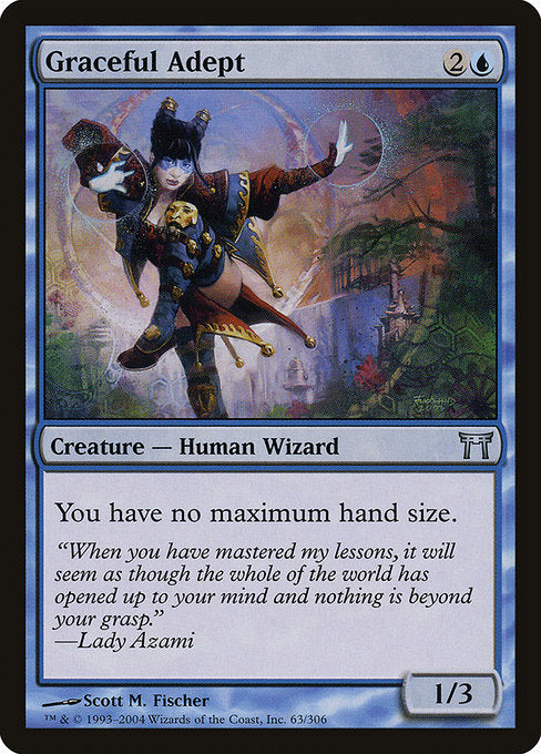 Card #  CHK 063 Graceful Adept Champions of Kamigawa