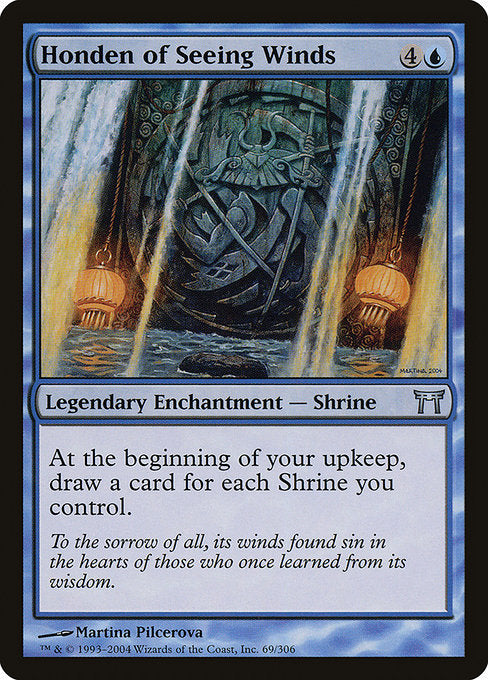 Card #  CHK 069 Honden of Seeing Winds Champions of Kamigawa