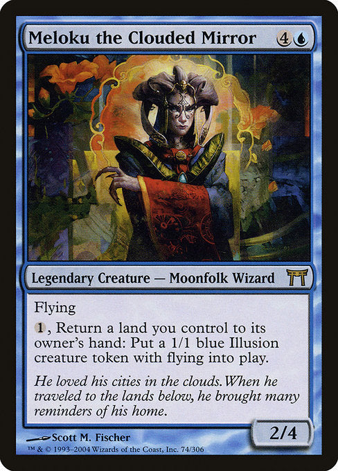 Card #  CHK 074 Meloku the Clouded Mirror Champions of Kamigawa