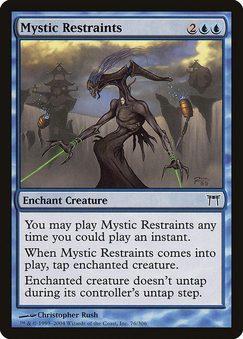 Card #  CHK 076 Mystic Restraints Champions of Kamigawa