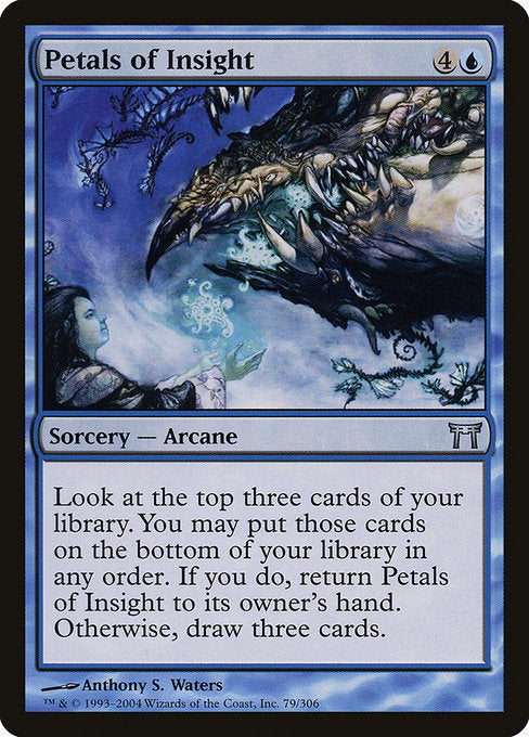 Card #  CHK 079 Petals of Insight Champions of Kamigawa