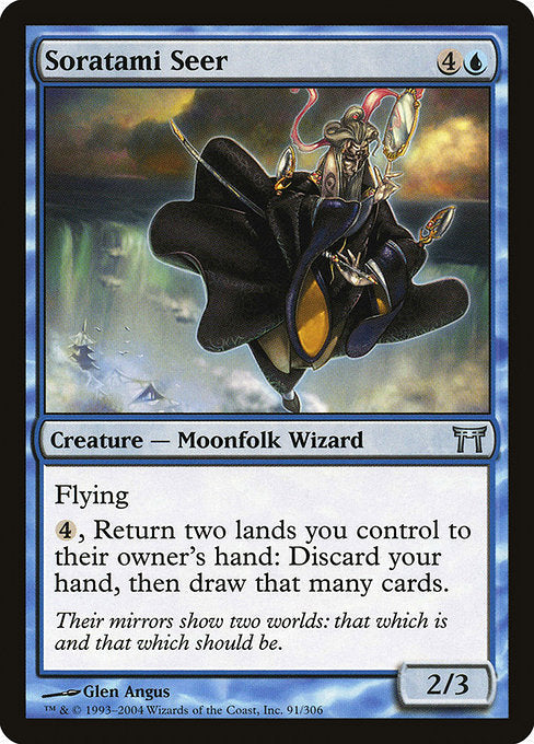 Card #  CHK 091 Soratami Seer Champions of Kamigawa