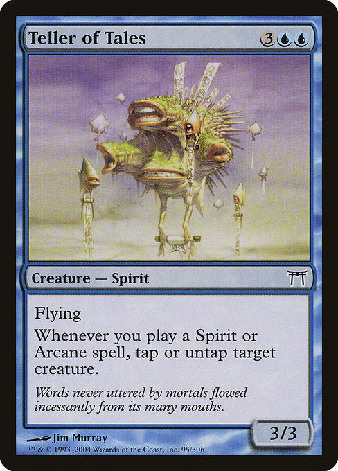 Card #  CHK 095 Teller of Tales Champions of Kamigawa