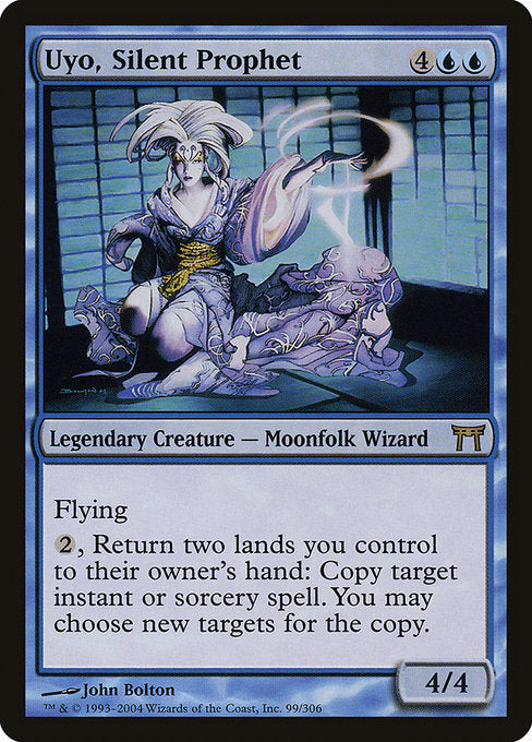 Card #  CHK 099 Uyo, Silent Prophet Champions of Kamigawa
