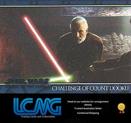 #64 Snared And Dragged 2002 Topps Star Wars Attack of the Clones
