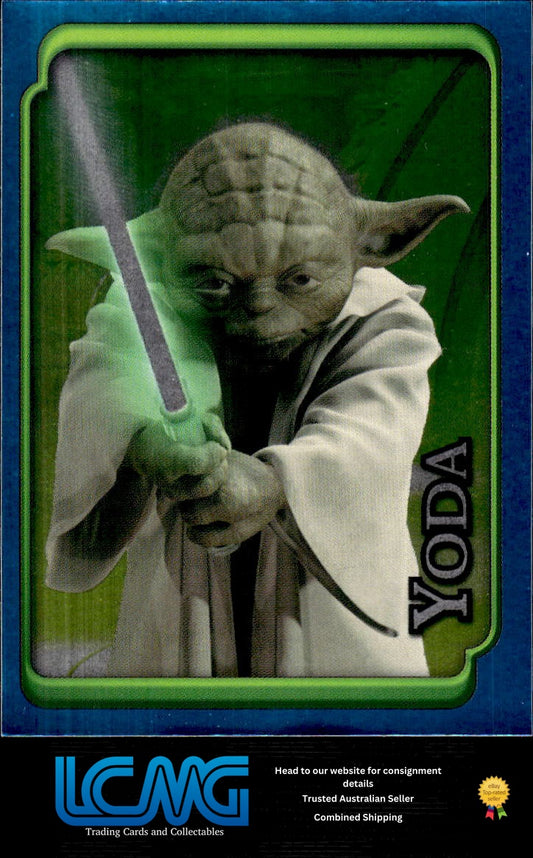 #189 Padme Amidala Foil Sticker 2002 Topps Merlin Star Wars Attack of the Clones
