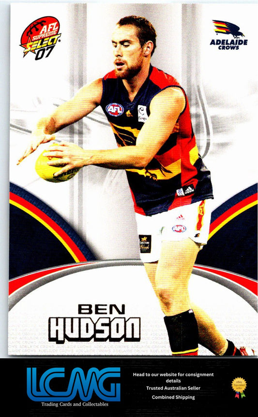 BEN HUDSON 2007 AFL Supreme