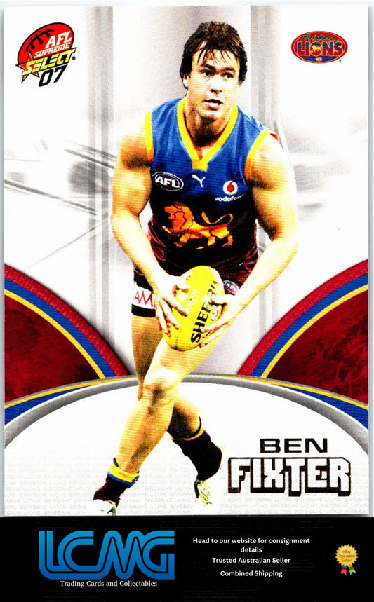 BEN FIXTER 2007 AFL Supreme