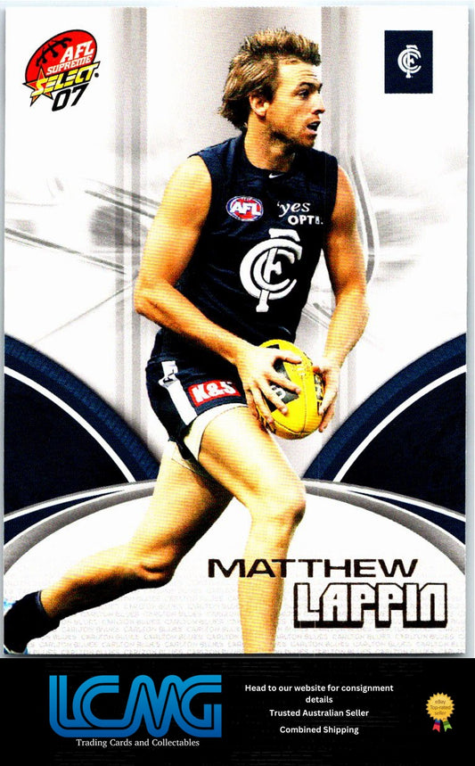 MATTHEW LAPPIN 2007 AFL Supreme