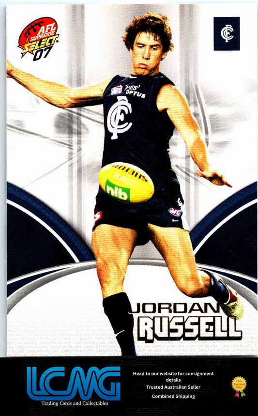 JORDAN RUSSELL 2007 AFL Supreme