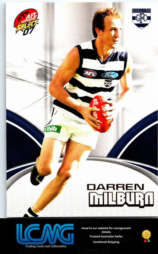 DARREN MILBURN 2007 AFL Supreme