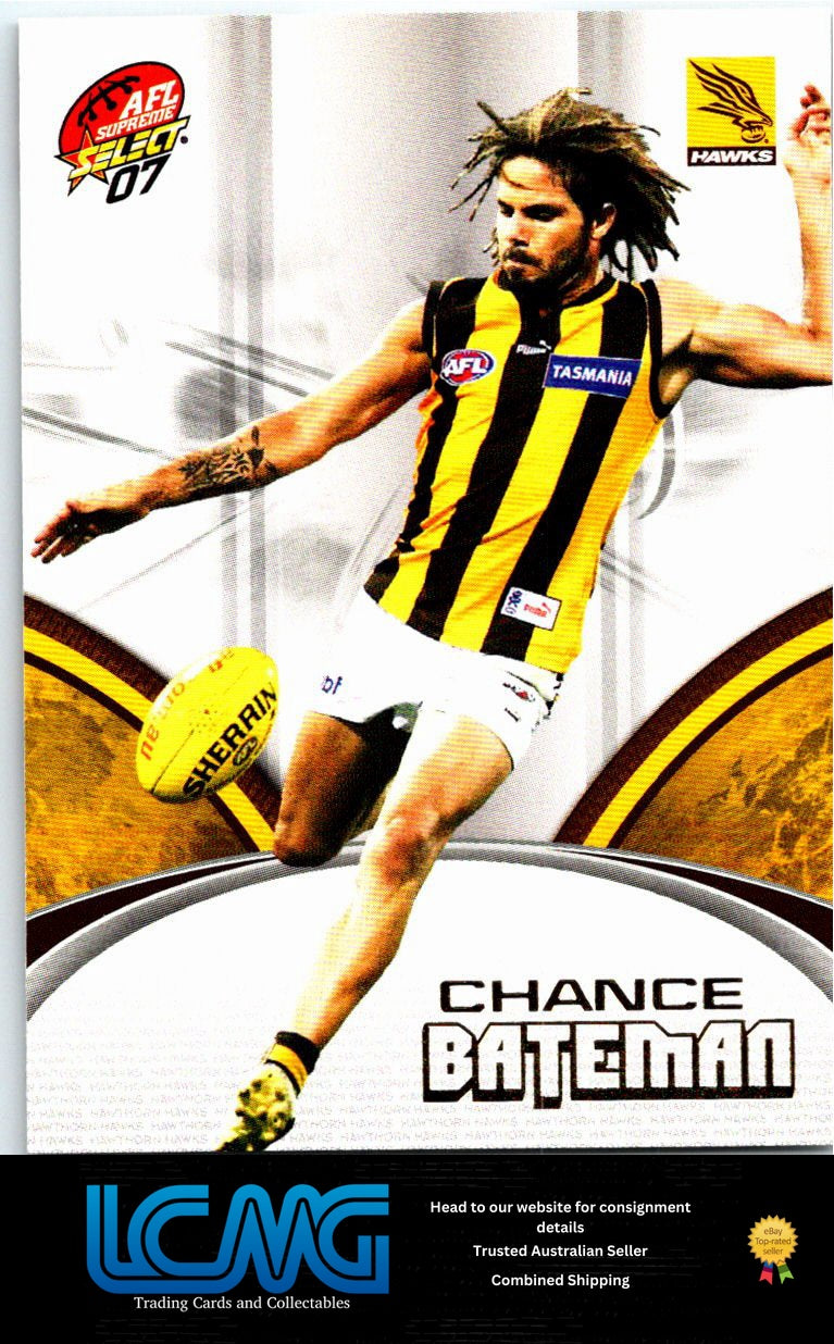 CHANCE BATEMAN 2007 AFL Supreme