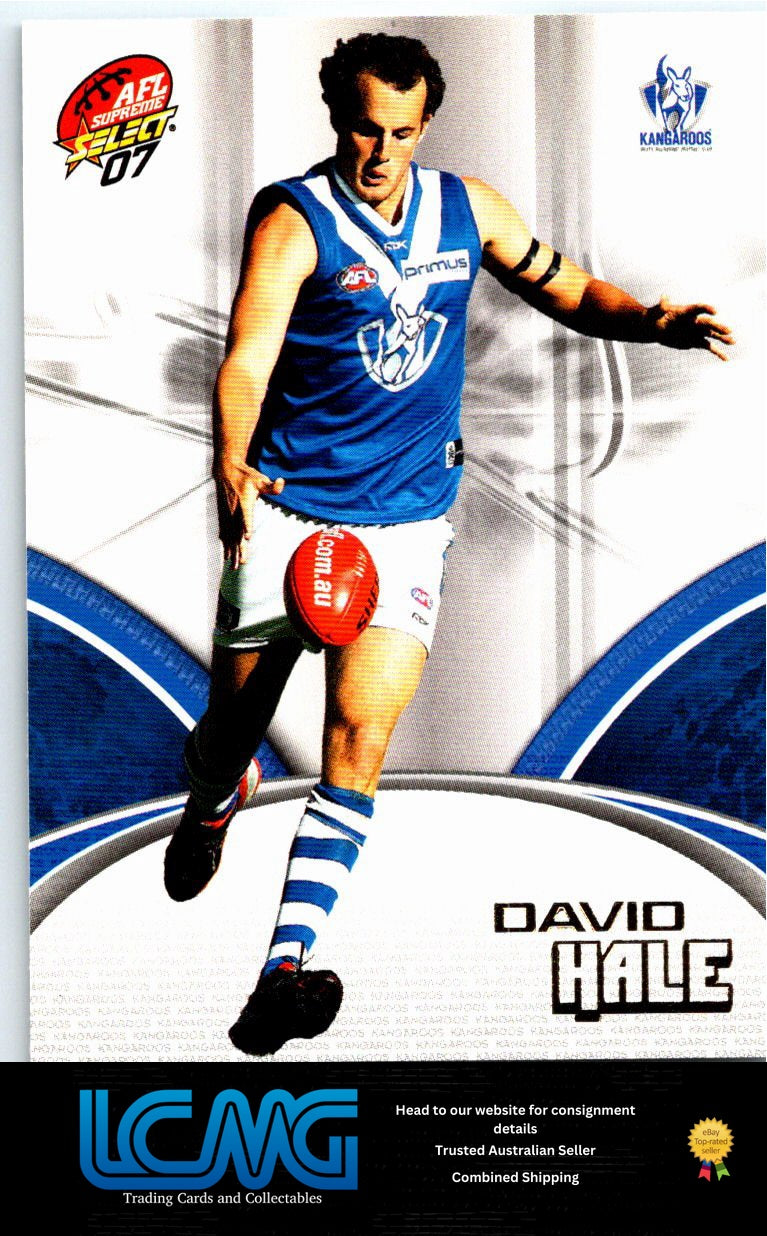 DAVID HALE 2007 AFL Supreme 07sup-104
