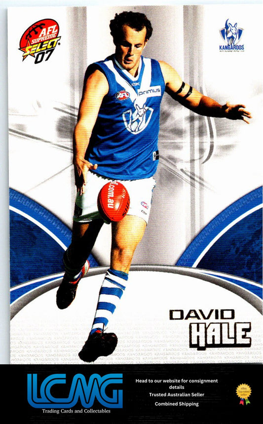 DAVID HALE 2007 AFL Supreme 07sup-104