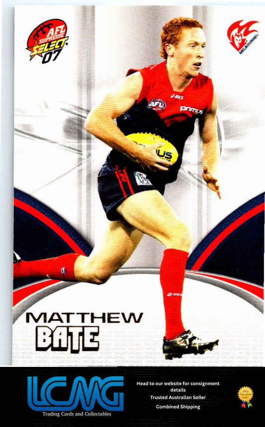 MATTHEW BATE 2007 AFL Supreme