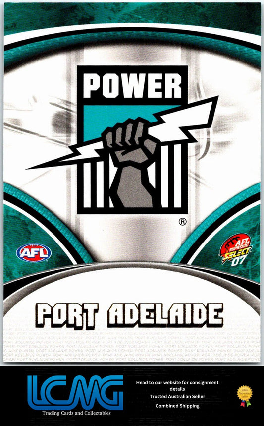 PORT ADELAIDE LOGO 2007 AFL Supreme 07sup-124