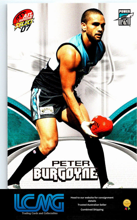 PETER BURGOYNE 2007 AFL Supreme