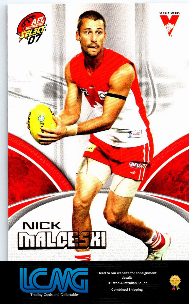 NICK MALCESKI 2007 AFL Supreme 07sup-167