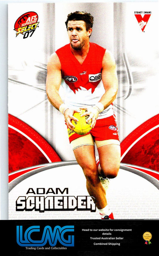 ADAM SCHNEIDER 2007 AFL Supreme 07sup-170