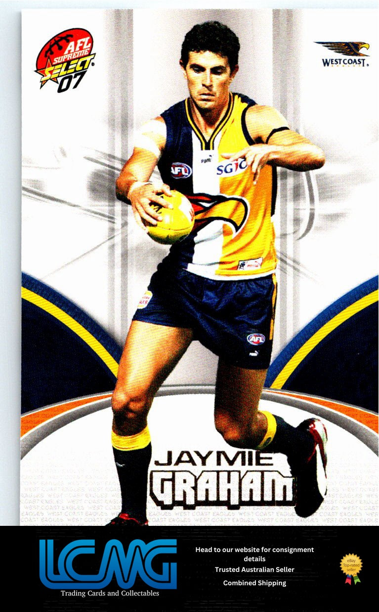 JAYMIE GRAHAM 2007 AFL Supreme 07sup-177