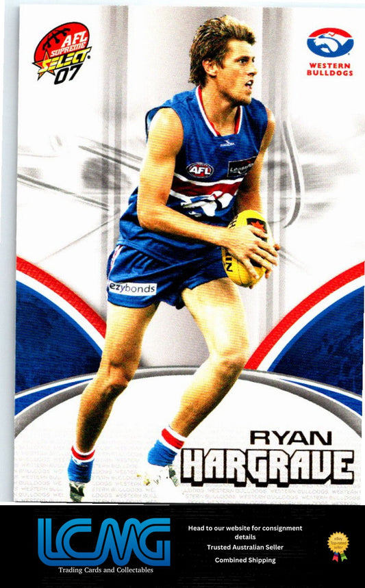 RYAN HARGRAVE 2007 AFL Supreme
