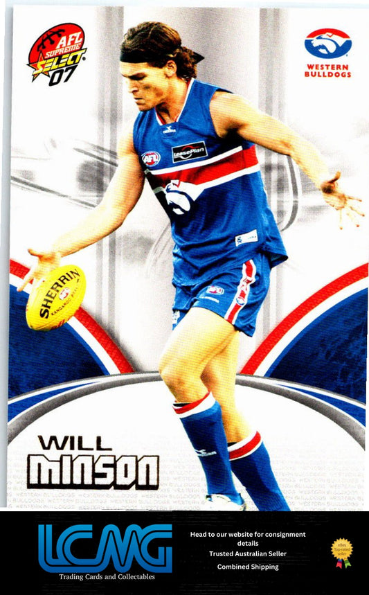 WILLIAM MINSON 2007 AFL Supreme