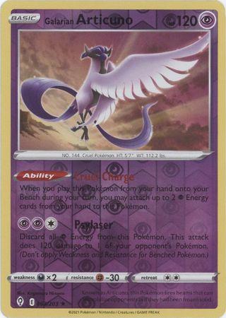 Galarian Articuno 063/203 Reverse Holo