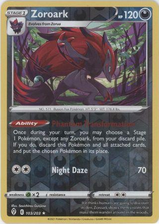 Zoroark 103/203 Reverse Holo