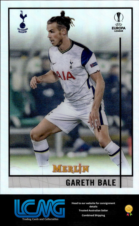 2020-21 Merlin Chrome UEFA Champions League #83 Gareth Bale Refractor