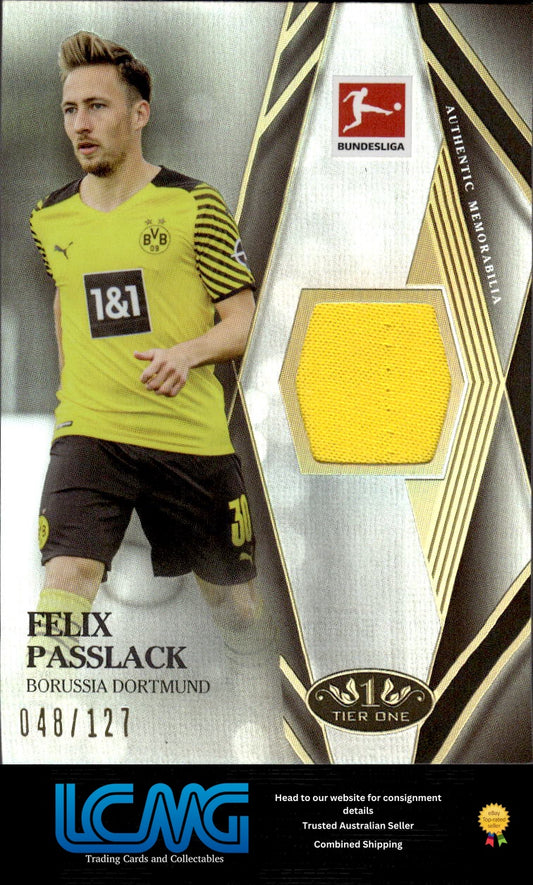 2021-22 Topps Tier One Bundesliga: Tier One Relics #TOR-FP Felix Passlack #/127