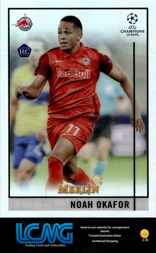 2020-21 Merlin Chrome UEFA Champions League #47 Noah Okafor Refractor